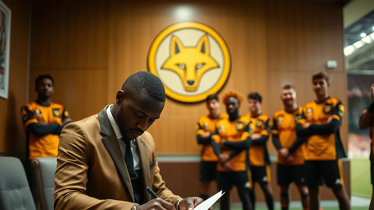 Arokodare storms out of Wolves training over transfer snub